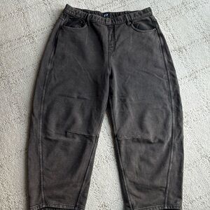 Gap easy sweatpant barrel jeans